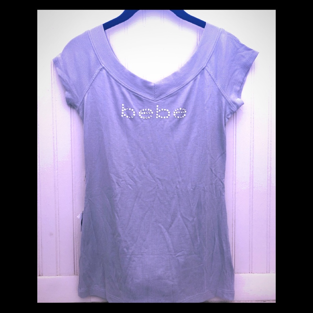 BEBE Swarovski Tee